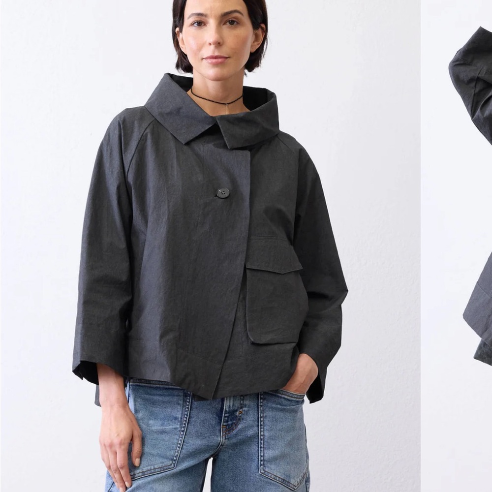 Stylish Charcoal Trench Coat for Women